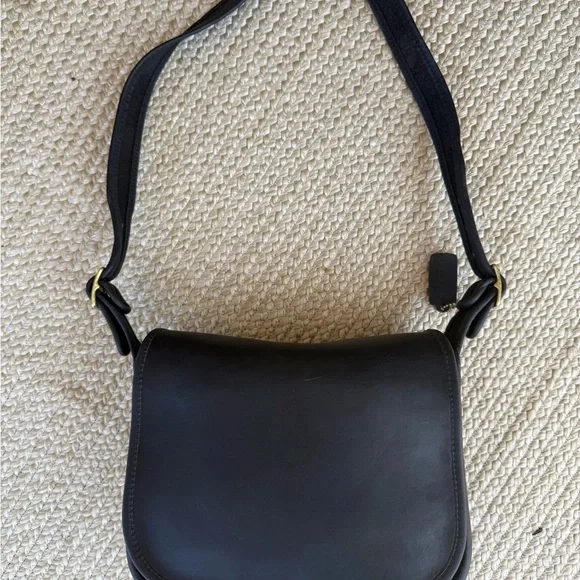 Vintage Coach Classic Black Pouch Bag 9170 ✨Rare✨ - Picture 2 of 11